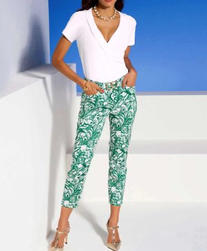 σμαραγδί Designer-7/8 Παντελόνι με ζώνη Ashley Brooke by Heine