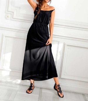 μαύρο Designer Maxi Φόρεμα Ashley Brooke by Heine