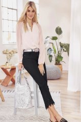 5-Pocket-Jeans με δαντέλα Linea Tesini : FW