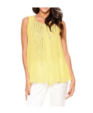 Πουκαμίσα τοπ με παγιέτες Ashley Brooke  - fashionworld.gr