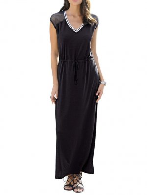 μαύρο Maxi ζέρσεϊ φόρεμα ALBA MODA by Heine