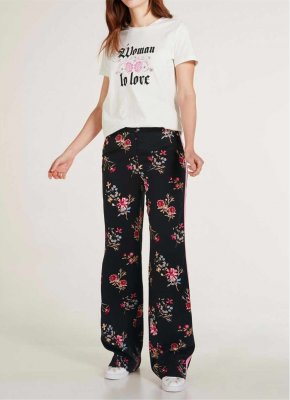 Σταμπωτό παντελόνι Heine.  - fashionworld.gr