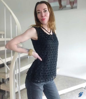 Δαντελωτό shirt ALBA MODA  - fashionworld.gr