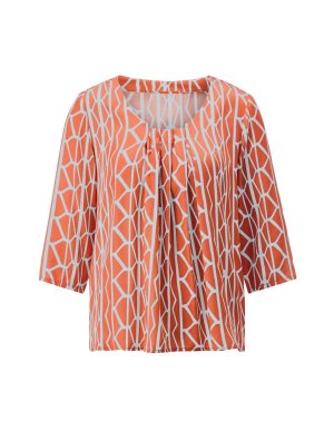 Modal-Σταμπωτή πουκαμίσα Création L  - fashionworld.gr