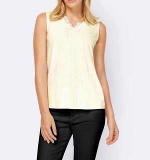 Τοπ με δαντέλα Heine  - fashionworld.gr