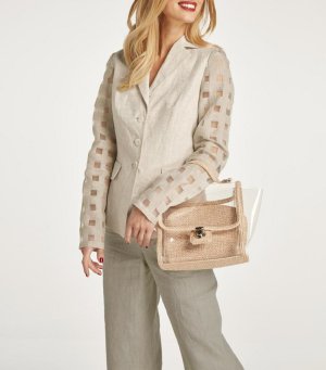 Λινό μπλέιζερ Heine  - fashionworld.gr
