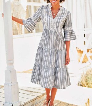Βαμβακερό Φόρεμα Linea Tesini  - fashionworld.gr