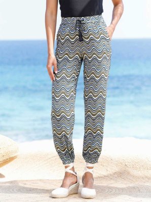 Σταμπωτό παντελόνι Heine  - fashionworld.gr