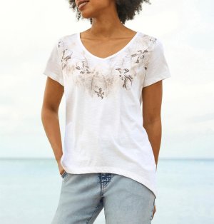 Shirt με λουλουδάτο print Heine   - fashionworld.gr