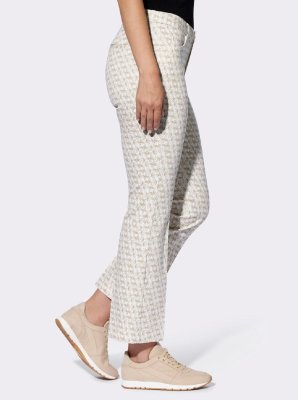 Σταμπωτό Stretch παντελόνι Heine  - fashionworld.gr