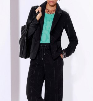 Ζέρσεϊ μπλέιζερ σε ζακάρ-ντεσέν Création L  - fashionworld.gr