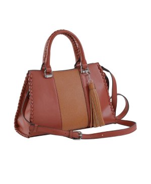 Τσάντα σε σουέτ-και λείο δέρμα-οπτική Heine  - fashionworld.gr