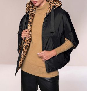 Outdoor μπουφάν σε Cape-οπτική, φαρδιά γραμμή Hein  - fashionworld.gr