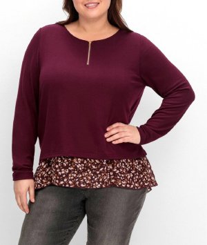 2-in-1 Shirt με Chiffon ένθετο Joe Browns  - fashionworld.gr