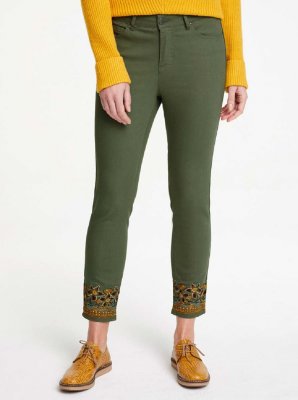 Designer-Push-up-Jeans με κέντημα Linea Tessini  - fashionworld.gr