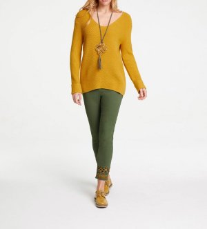 Designer-Push-up-Jeans με κέντημα Linea Tessini  - fashionworld.gr