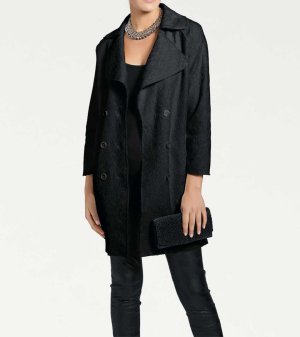 μαύρο Designer-Δαντελωτό παλτό Ashley Brooke by Heine