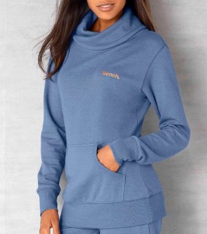Sweatshirt με σηκωτό γιακά BENCH ΜΕΓ 40/42,44/46  - fashionworld.gr