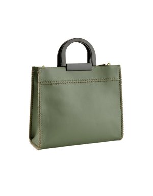 Τσάντα με διακοσμητικές ραφές Heine  - fashionworld.gr