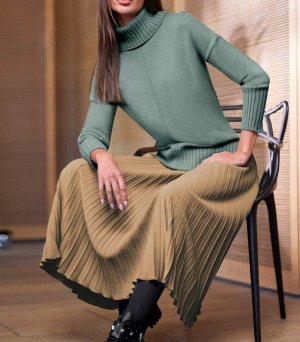 Plissee-Φούστα με ελαστική μέση Heine  - fashionworld.gr